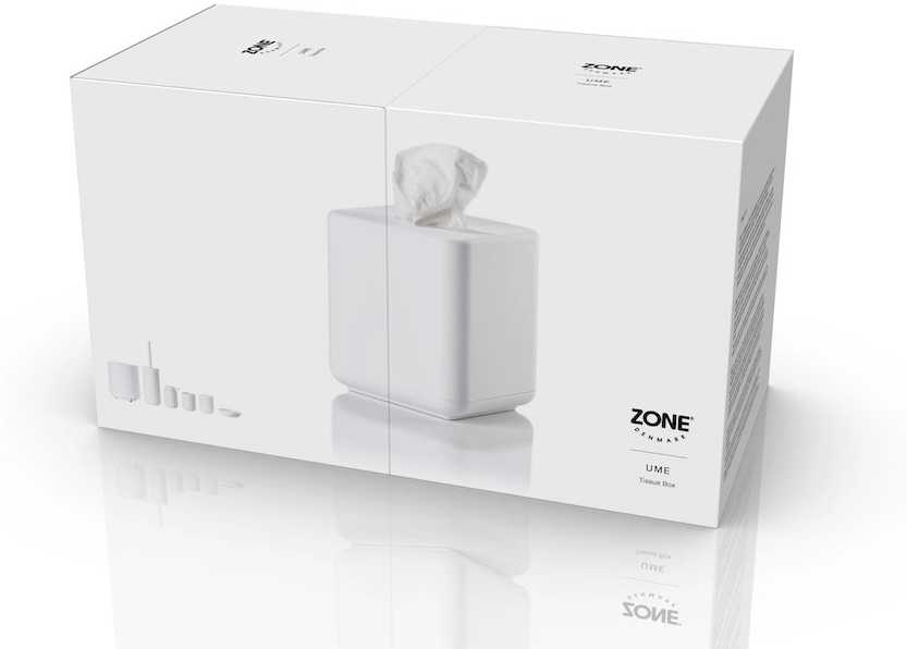 Zone Denmark Box na kapesníky Ume White
