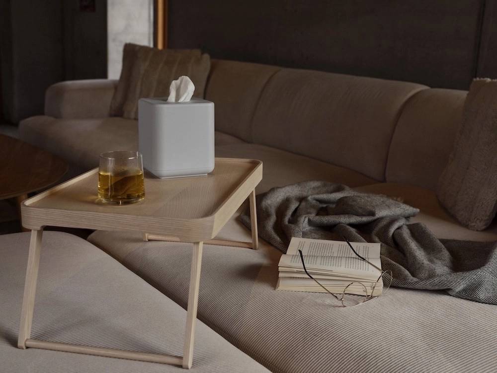 Zone Denmark Box na kapesníky Ume Soft Grey