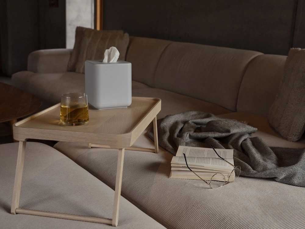 Zone Denmark Box na kapesníky Ume Soft Grey