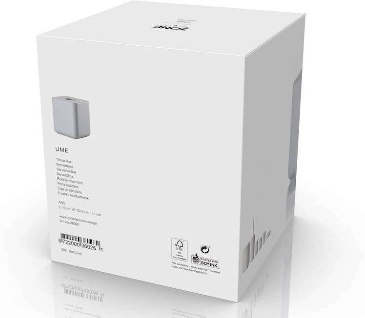 Zone Denmark Box na kapesníky Ume Soft Grey