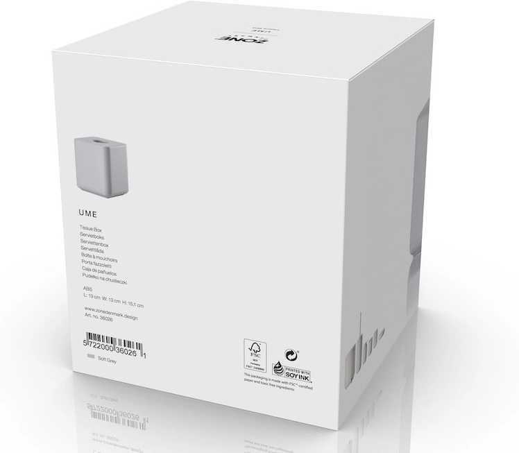 Zone Denmark Box na kapesníky Ume Soft Grey