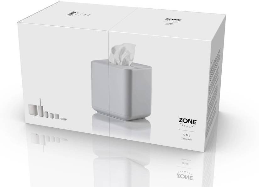 Zone Denmark Box na kapesníky Ume Soft Grey