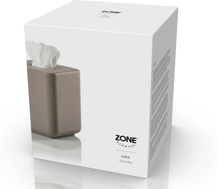 Zone Denmark Box na kapesníky Ume Taupe
