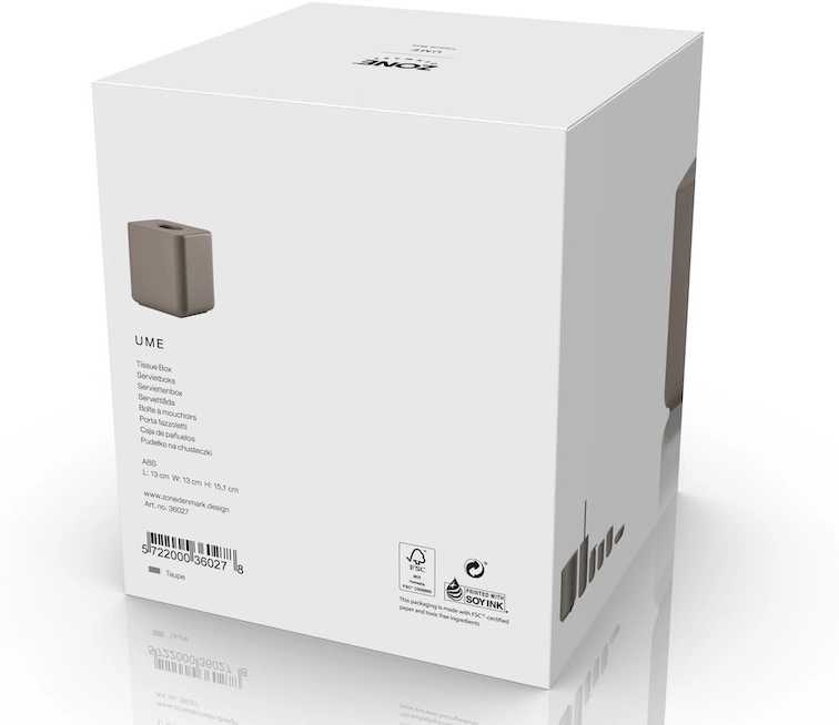 Zone Denmark Box na kapesníky Ume Taupe