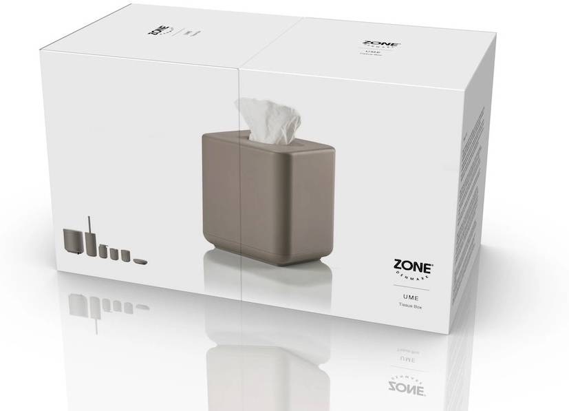 Zone Denmark Box na kapesníky Ume Taupe