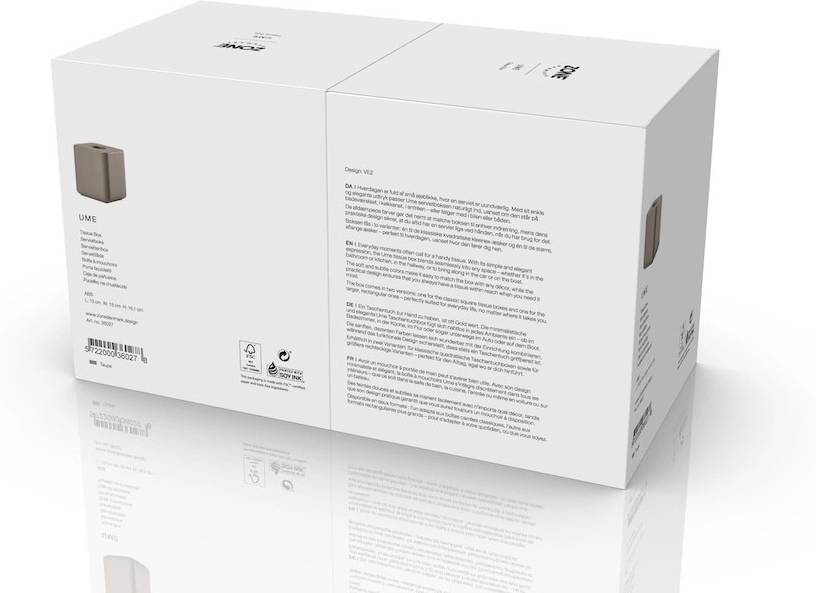 Zone Denmark Box na kapesníky Ume Taupe