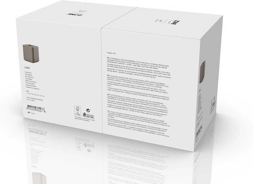 Zone Denmark Box na kapesníky Ume Taupe