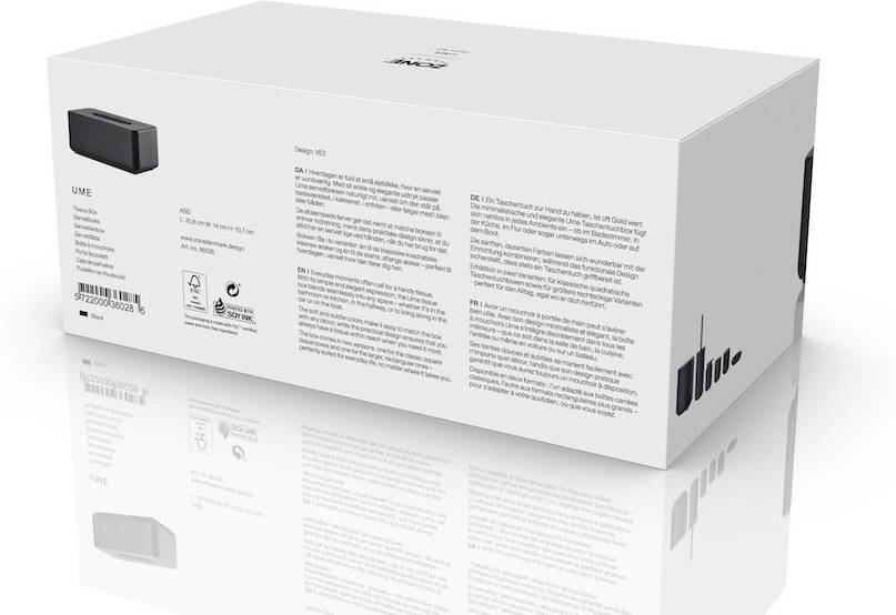 Zone Denmark Box na kapesníky Ume Black