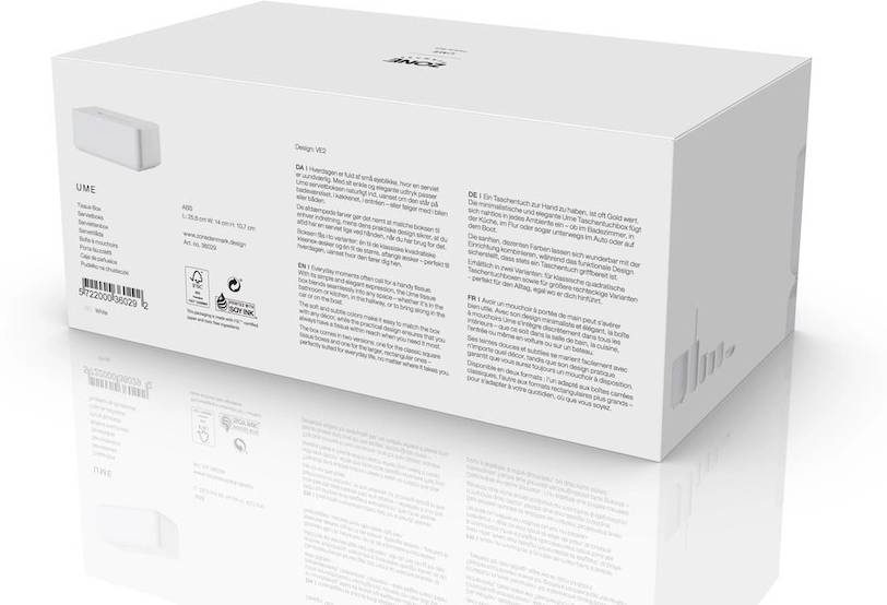 Zone Denmark Box na kapesníky Ume White