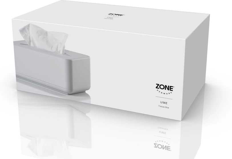 Zone Denmark Box na kapesníky Ume Soft Grey