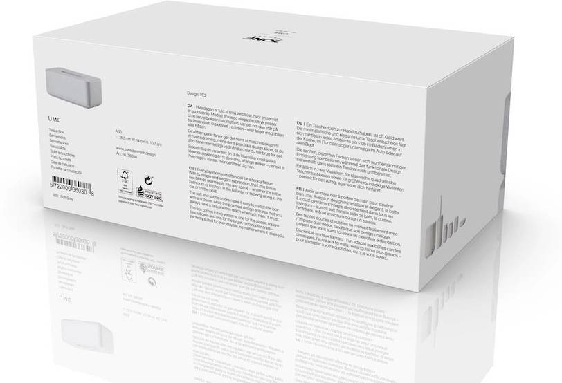 Zone Denmark Box na kapesníky Ume Soft Grey