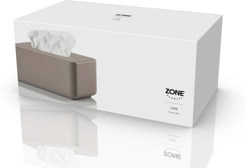 Zone Denmark Box na kapesníky Ume Taupe