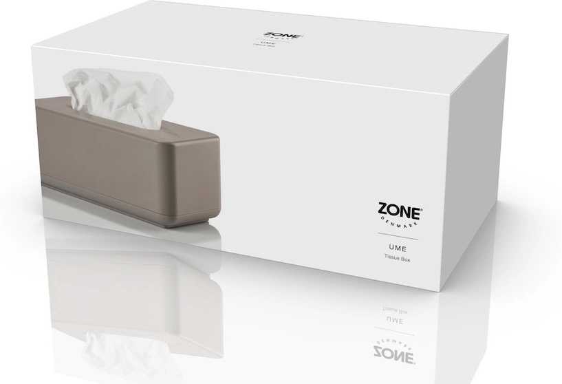 Zone Denmark Box na kapesníky Ume Taupe
