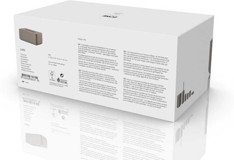 Zone Denmark Box na kapesníky Ume Taupe