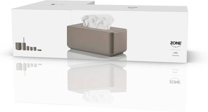 Zone Denmark Box na kapesníky Ume Taupe