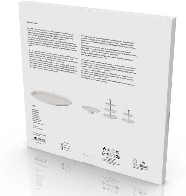 Zone Denmark Servírovací tác 32cm Eau Offwhite