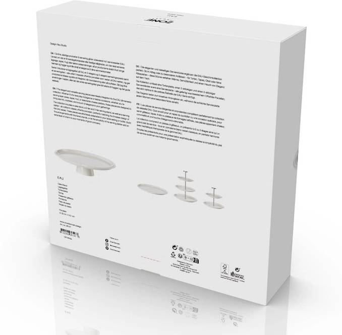 Zone Denmark Stojan na dort 32c, Eau Offwhite