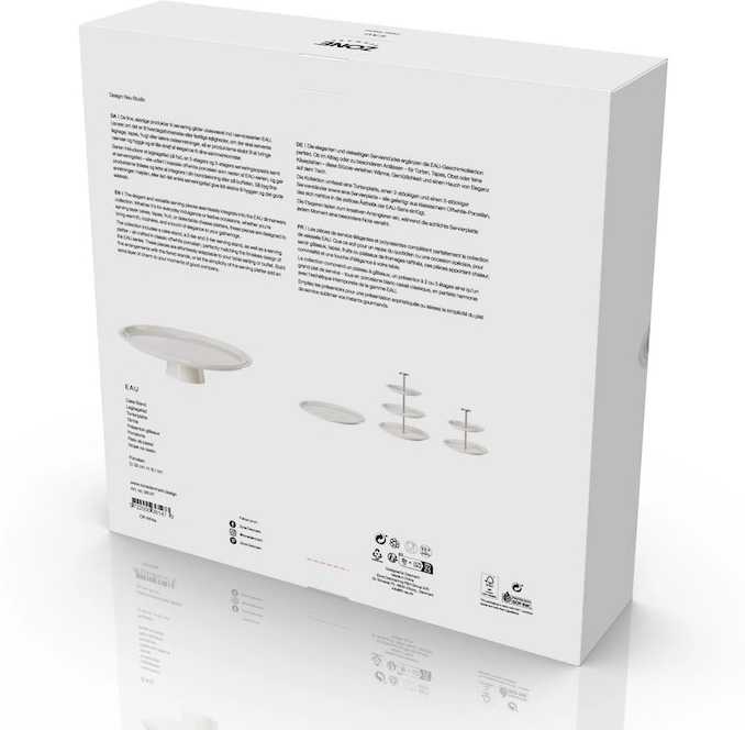 Zone Denmark Stojan na dort 32c, Eau Offwhite