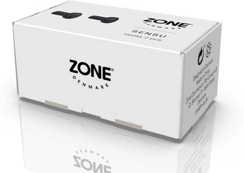 Zone Denmark Háček na zeď 2ks Sensu Black 