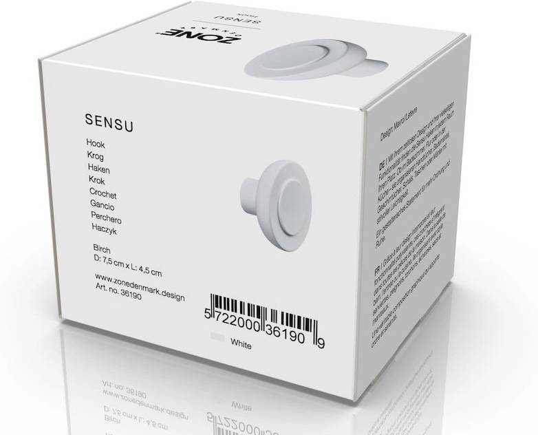Zone Denmark Háček na zeď Sensu White