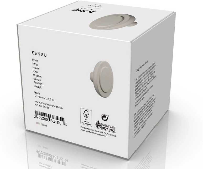 Zone Denmark Háček na zeď Sensu Sand