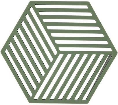 Zone Denmark Silikonová podložka pod horké Hexagon Grass