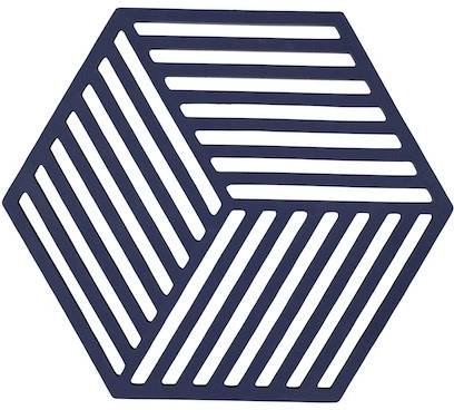 Zone Denmark Silikonová podložka pod horké Hexagon Midnight