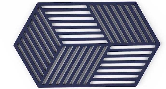 Zone Denmark Silikonová podložka pod horké Hexagon Midnight