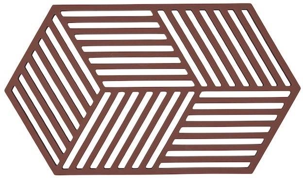 Zone Denmark Silikonová podložka pod horké Hexagon Burgundy