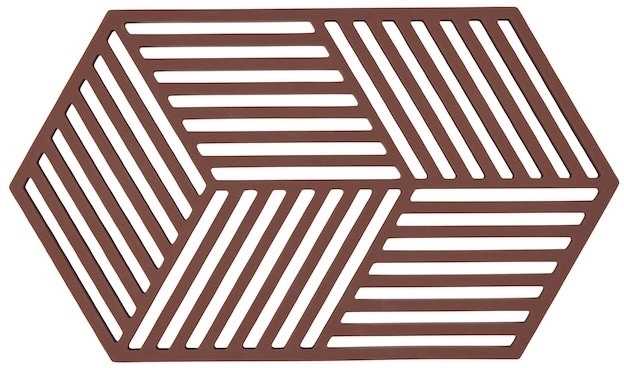 Zone Denmark Silikonová podložka pod horké Hexagon Burgundy