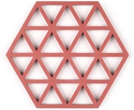 Zone Denmark Silikonová podložka pod horké Triangles Burned Red