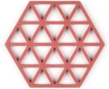 Zone Denmark Silikonová podložka pod horké Triangles Burned Red