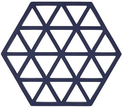 Zone Denmark Silikonová podložka pod horké Triangles Midnight