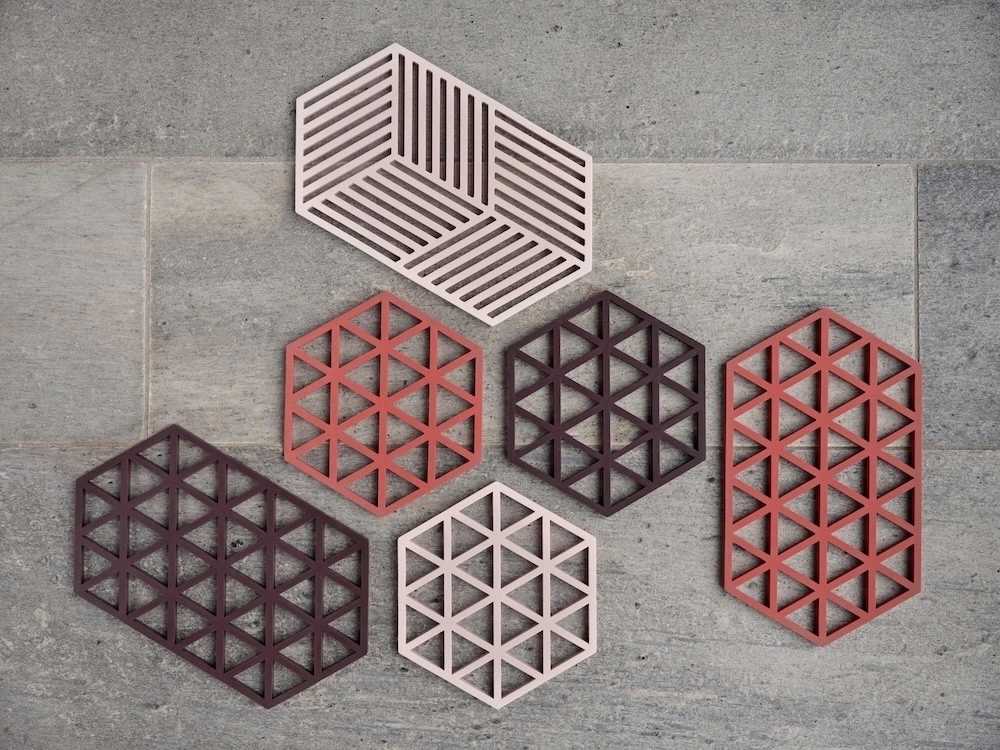 Zone Denmark Silikonová podložka pod horké Triangles Kalamata