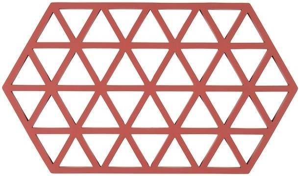 Zone Denmark Silikonová podložka pod horké Triangles Burned Red
