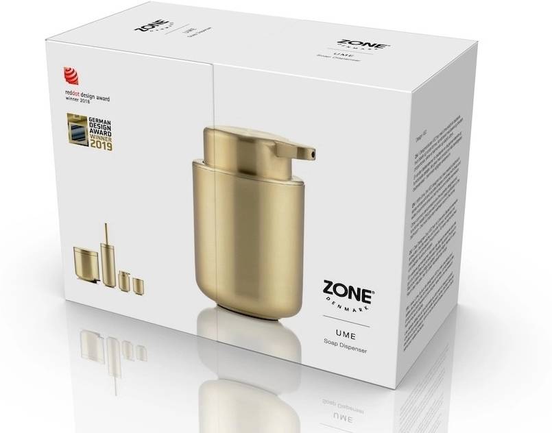 Zone Denmark Dávkovač mýdla do koupelny Ume Brass