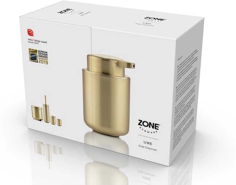 Zone Denmark Dávkovač mýdla do koupelny Ume Brass