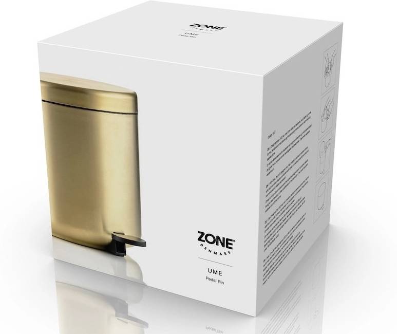 Zone Denmark Koupelnový pedálový koš Ume Brass