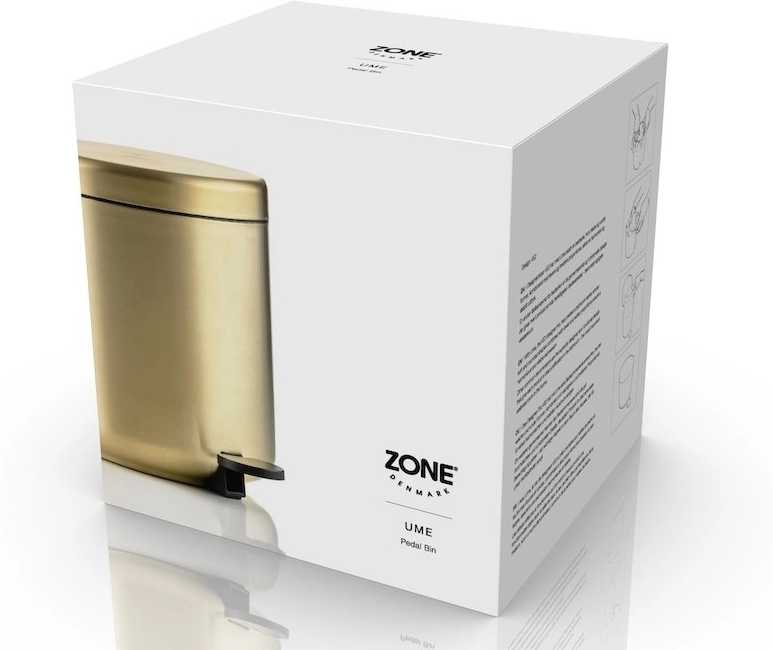Zone Denmark Koupelnový pedálový koš Ume Brass