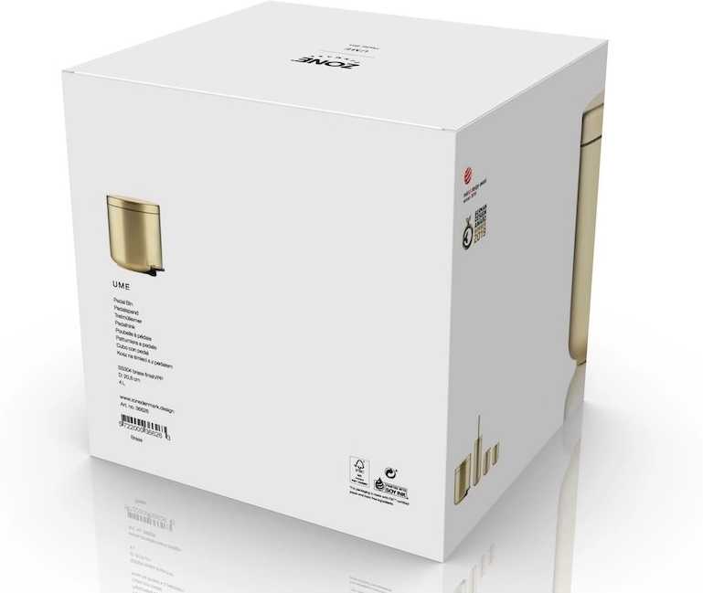 Zone Denmark Koupelnový pedálový koš Ume Brass