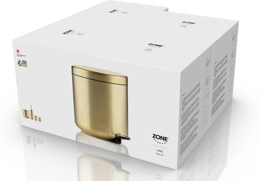 Zone Denmark Koupelnový pedálový koš Ume Brass