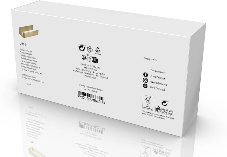 Zone Denmark Držák na toaletní papír Ume Brass