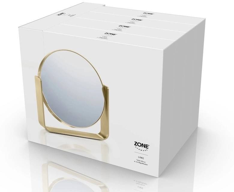 Zone Denmark Kosmetické stolní zrcadlo Ume Brass