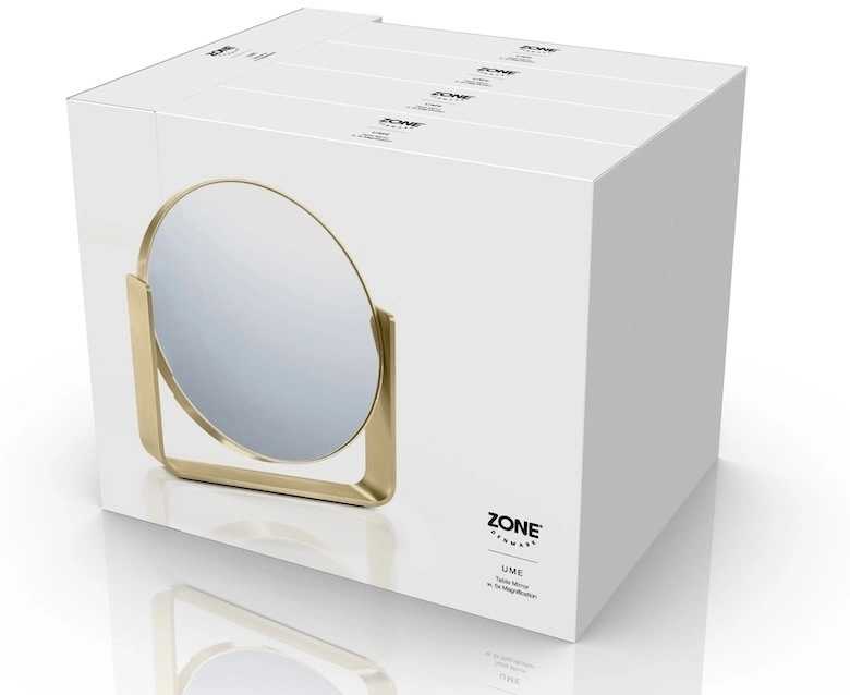 Zone Denmark Kosmetické stolní zrcadlo Ume Brass