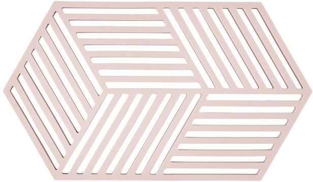 Zone Denmark Silikonová podložka pod horké Hexagon Rose