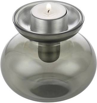 Zone Denmark Skleněná váza/Svícen Inu Smoked Grey/Steel 