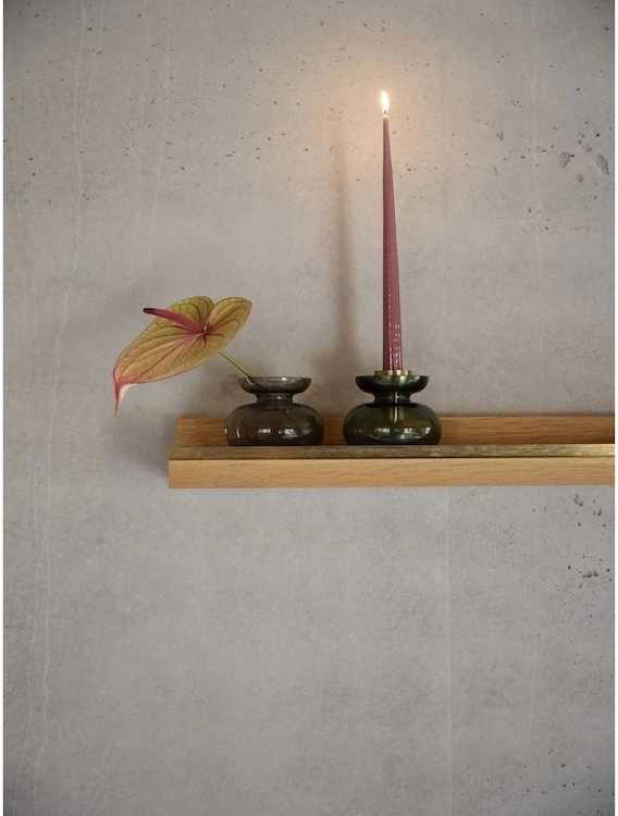 Zone Denmark Skleněná váza/Svícen Inu Smoked Grey/Steel 