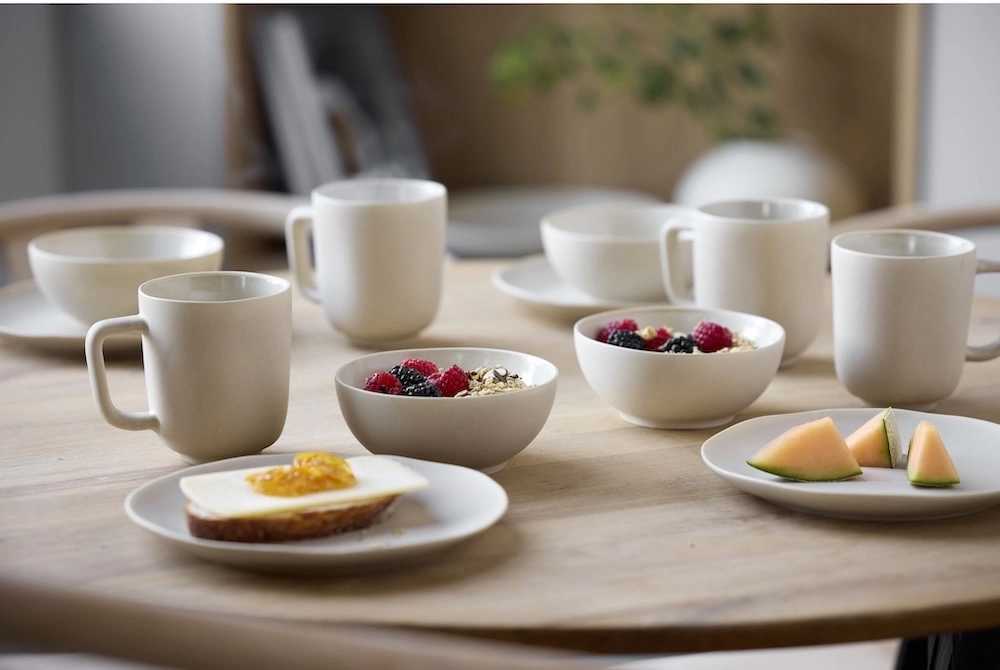 Villa Collection Sada nádobí Shoku Beige (12 ks)