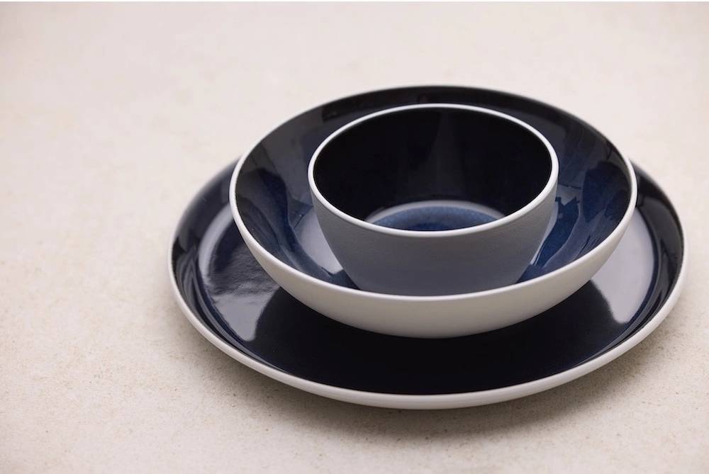 Bitz Kameninová mísa na těstoviny 20 cm  White/Dark Blue