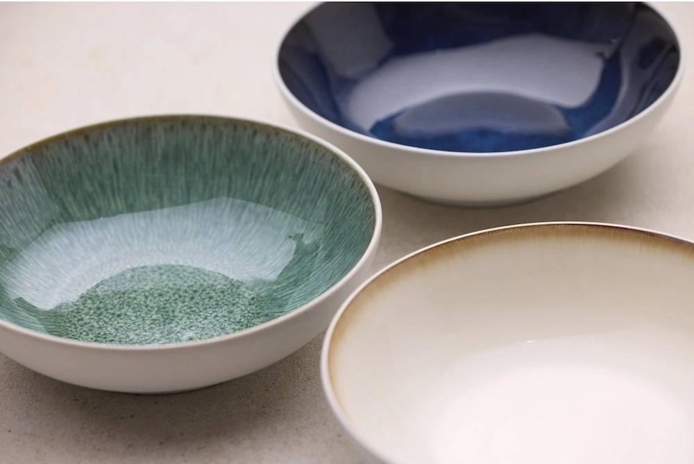 Bitz Kameninová mísa na těstoviny 20 cm  White/Dark Blue